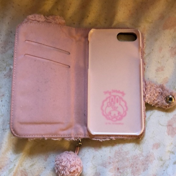 My melody Sherpa iPhone 8 phone case wallet - Picture 2 of 14
